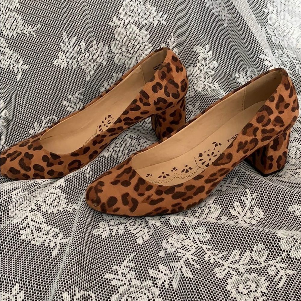🐾Leopard print heels from DSW🐾